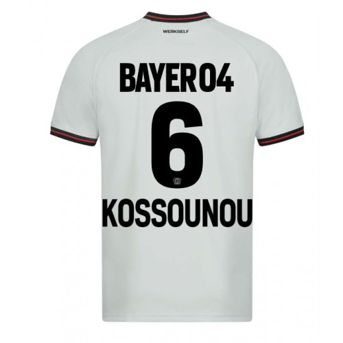 Pánský Fotbalový dres Bayer Leverkusen Odilon Kossounou #6 2023-24 Venkovní Krátký Rukáv